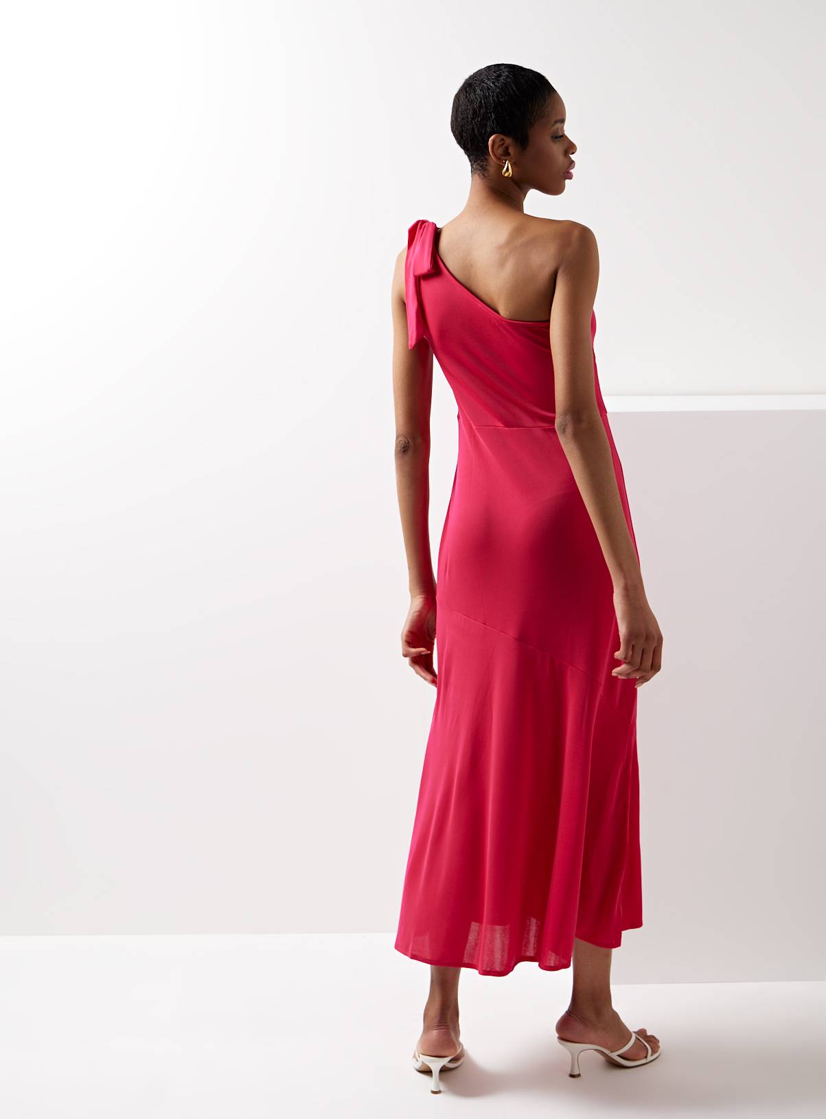For All The Love Fluted One Shoulder Midaxi Dress 18 - Image 3